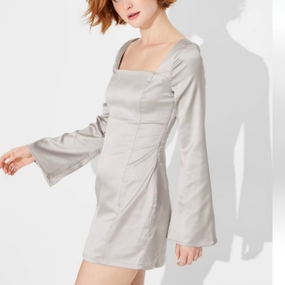 wild fable Dresses & Skirts - Wild Fable Silver Mini Dress